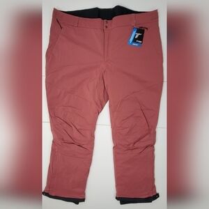 Columbia Womens Backslope III Insulated WW5937-679 Pink Pants Sz 2X Regular New